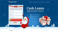Desktop Screenshot of adjust-debts.com